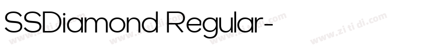 SSDiamond Regular字体转换